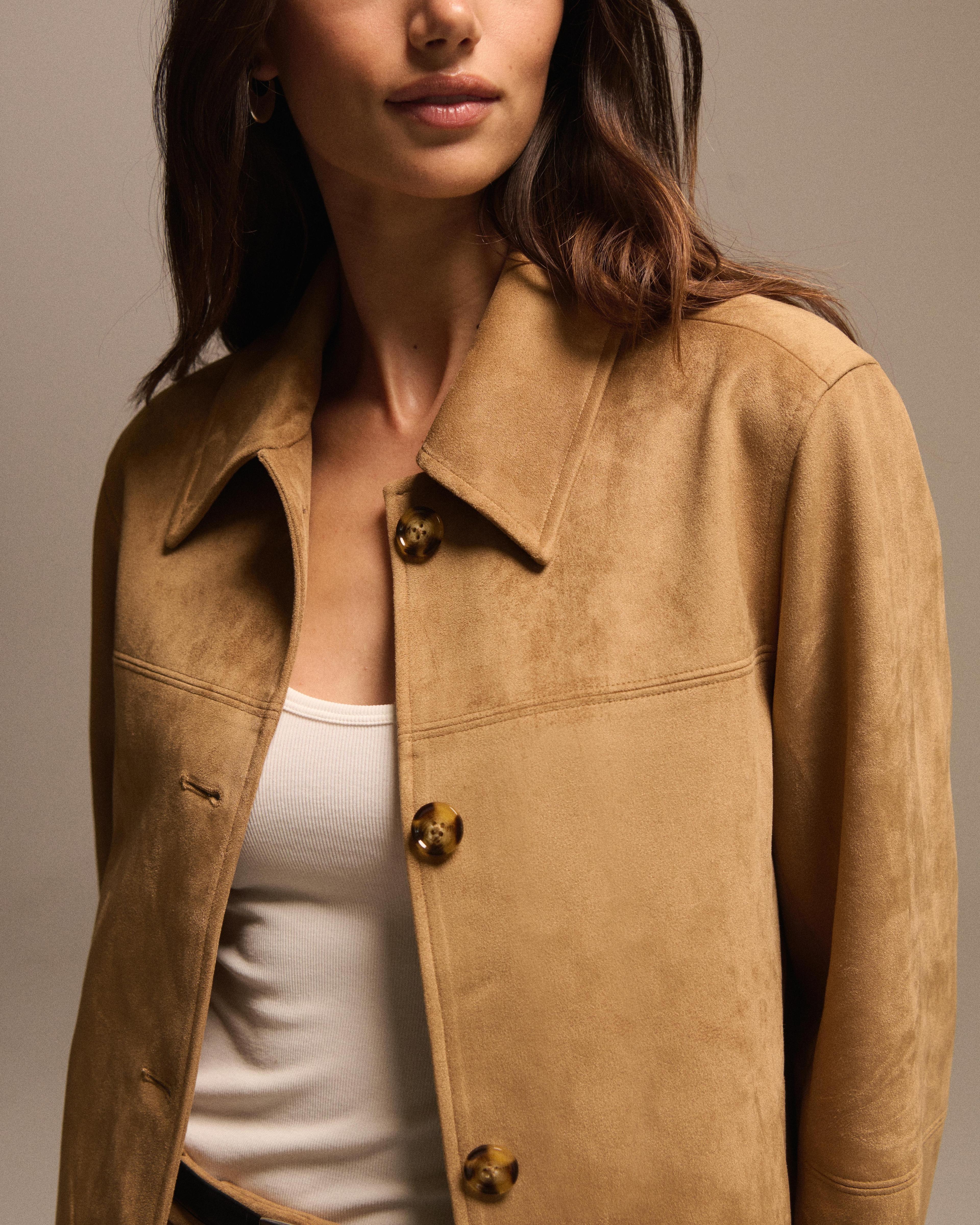 Faux Suede Jacket Product Image