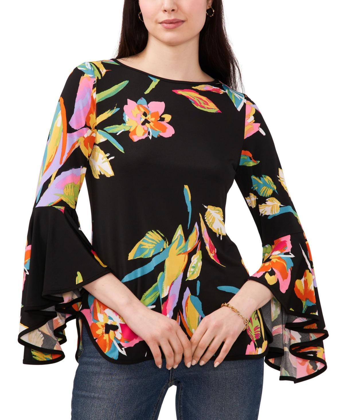 Sam & Jess Womens Bell-Sleeve Top Product Image