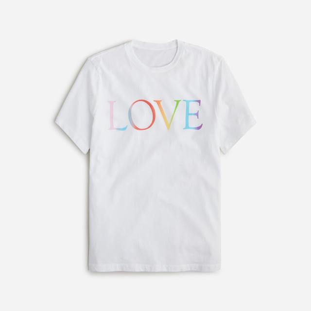 Vintage-wash cotton Pride graphic T-shirt Product Image