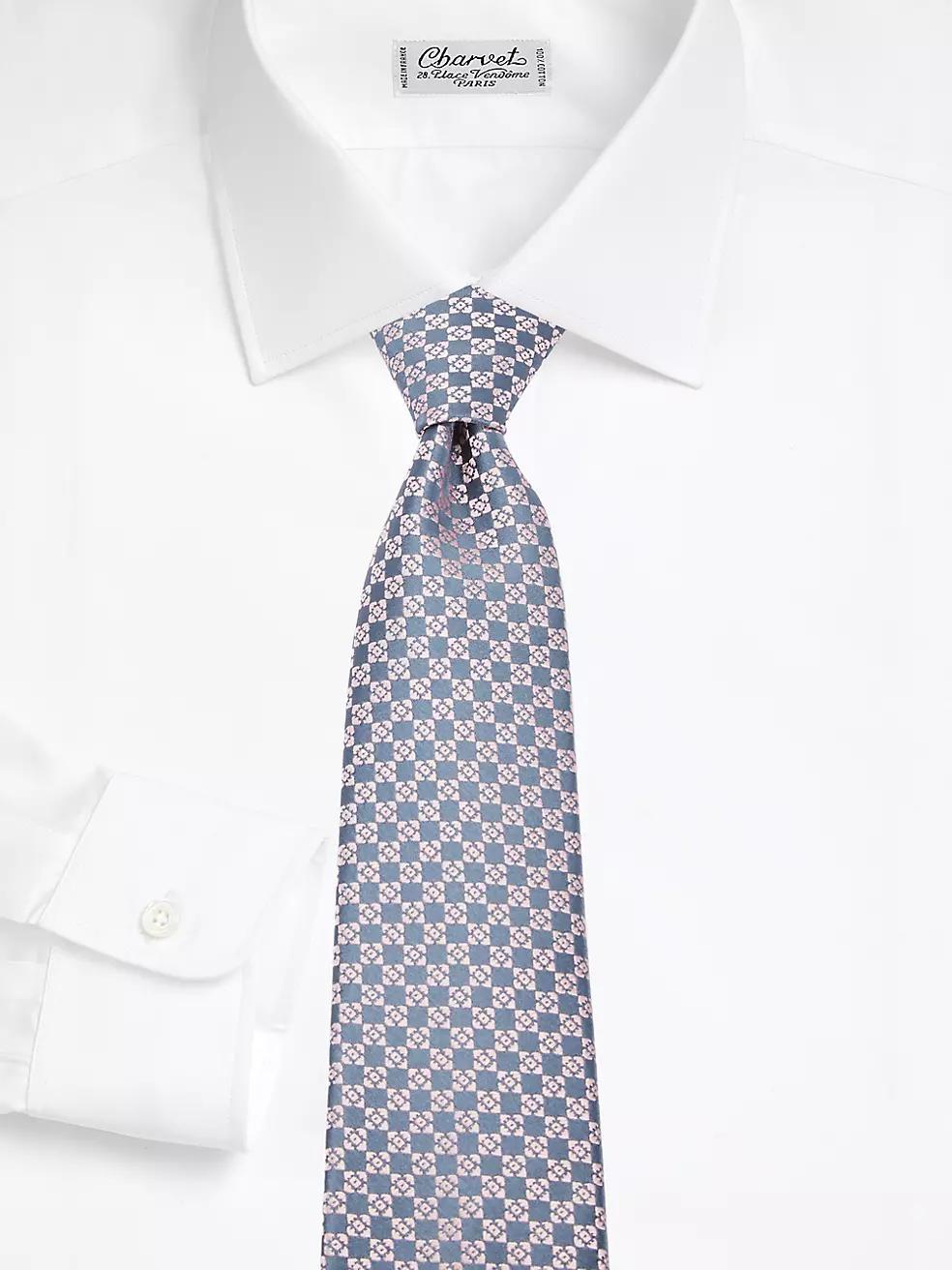 Diamond Geo Woven Silk Tie Product Image