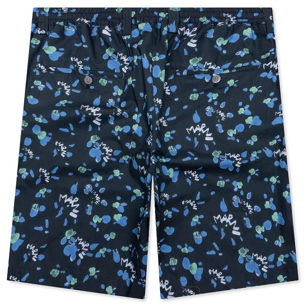 Blue Poplin Shorts - Ink Male Product Image