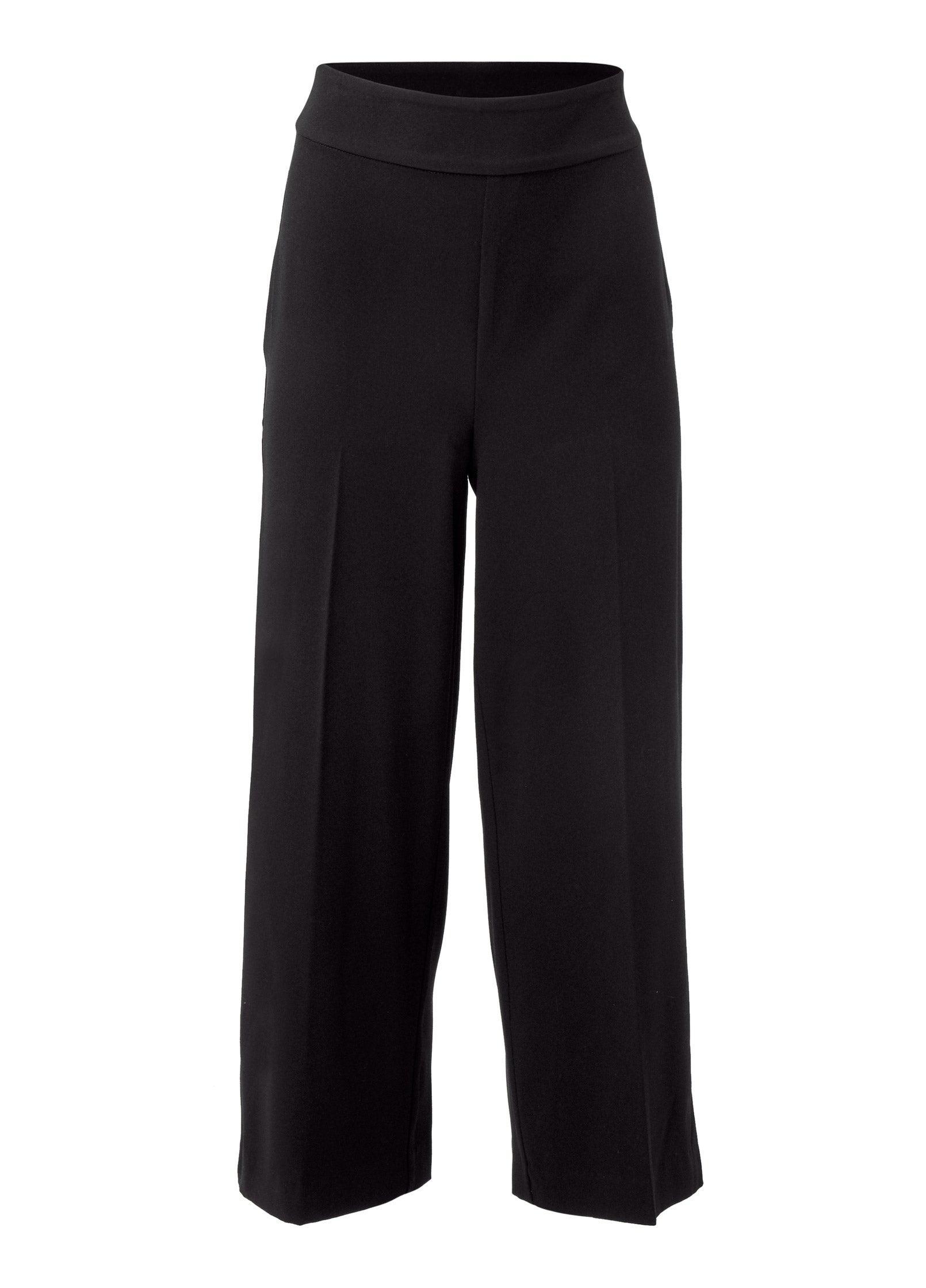 Crop Wide Leg Pants - Black product image