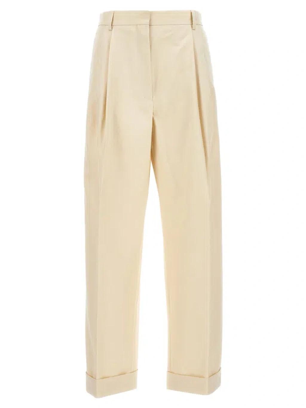 Partan Pants In Cream Product Image