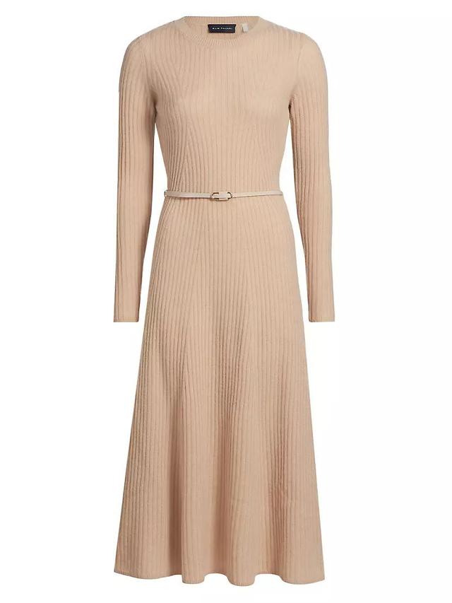 Sabrina Belted Cashmere Sweaterdress Product Image