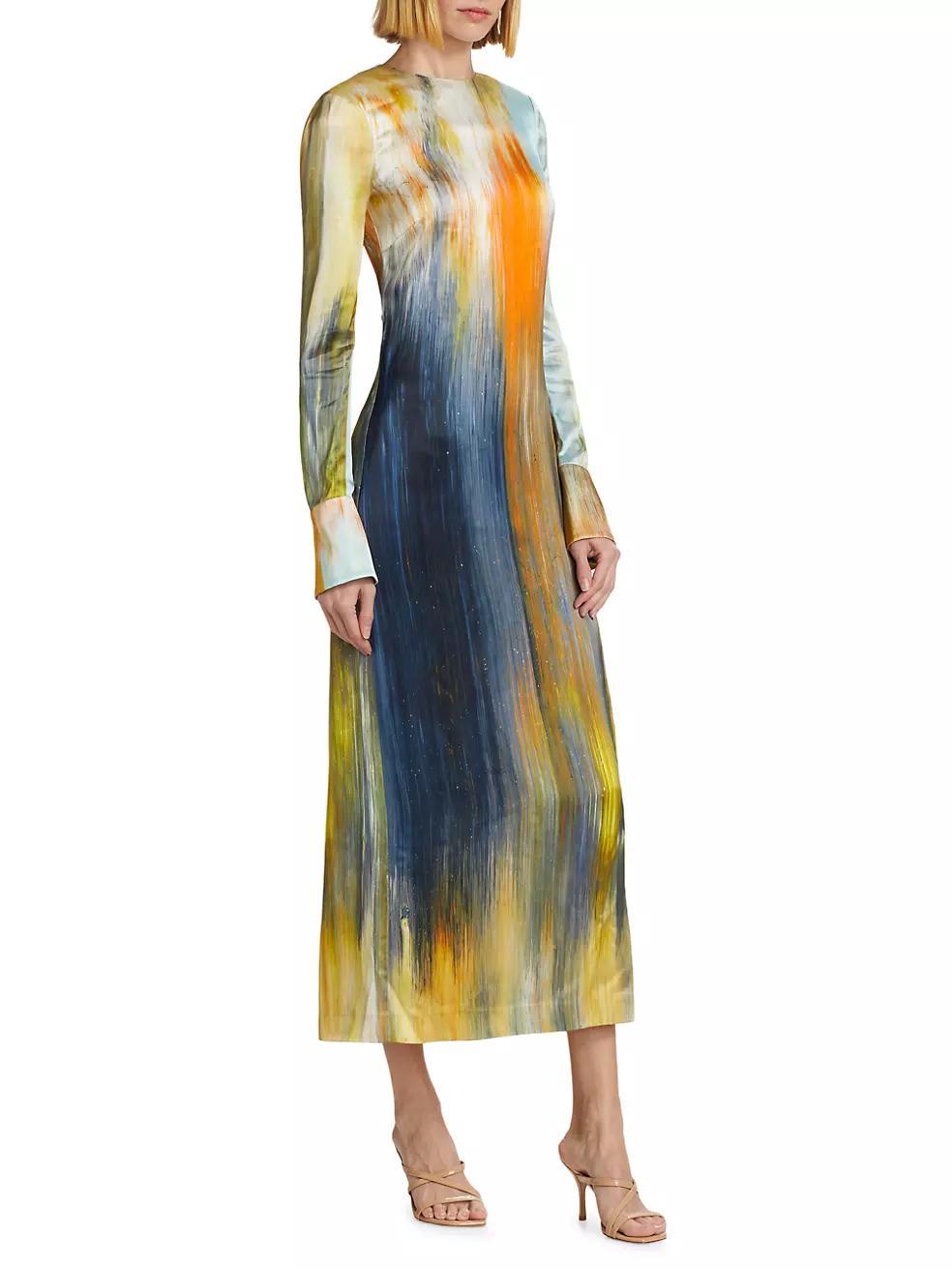 Abstract Marocaine Midi-Dress Product Image