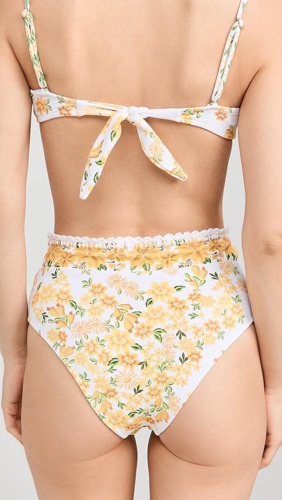 FARM Rio Azaleia High Waist Bikini Bottoms | Shopbop Product Image