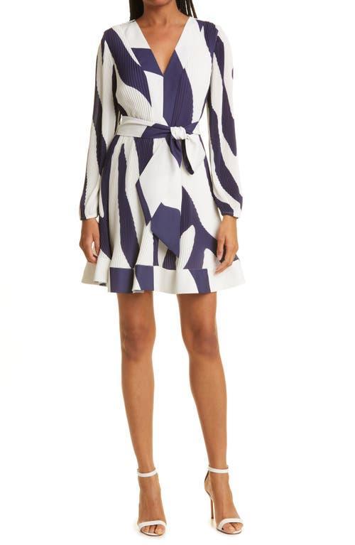 Womens Liv Printed Wrap Dress Product Image