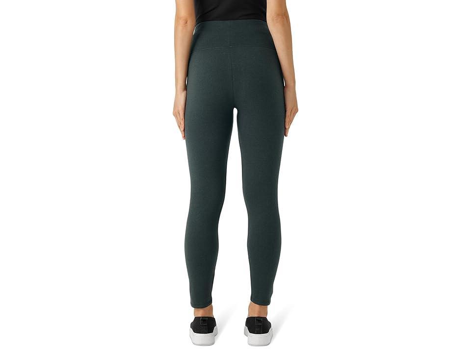 Eileen Fisher High-Waisted Ankle Leggings (Ivy) Women's Casual Pants Product Image