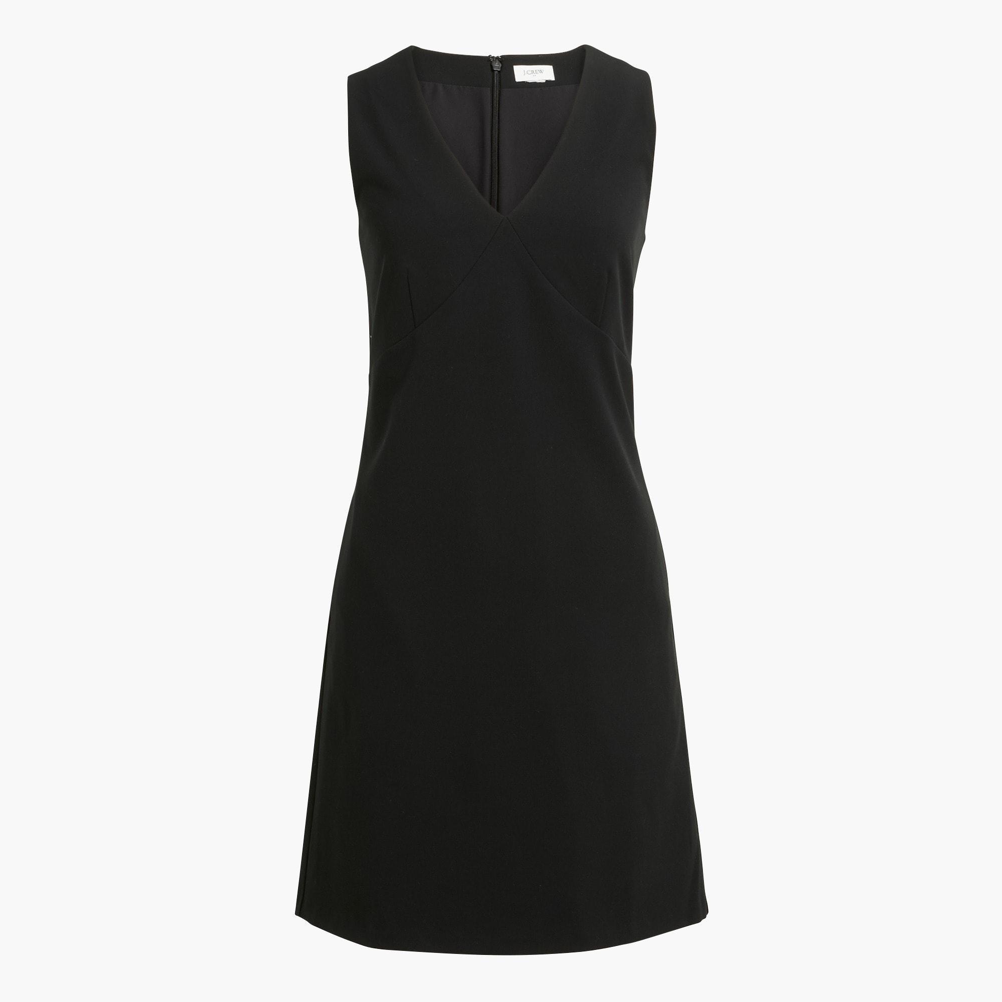 Sleeveless V-neck shift dress Product Image