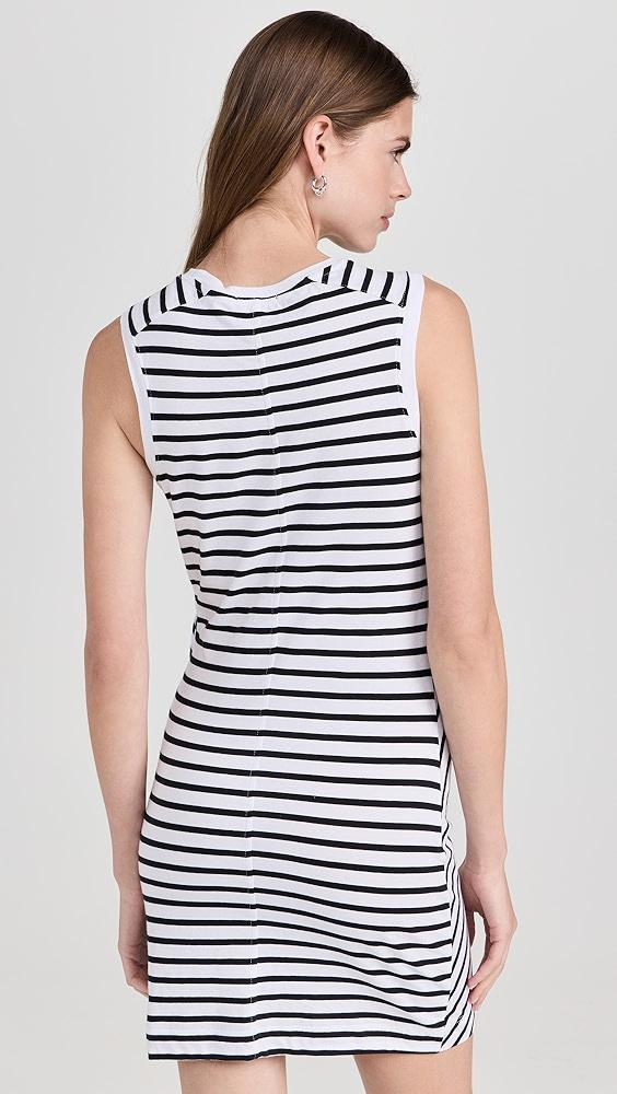 ATM Anthony Thomas Melillo Classic Jersey Stripe Sleeveless Twist Dress | Shopbop Product Image