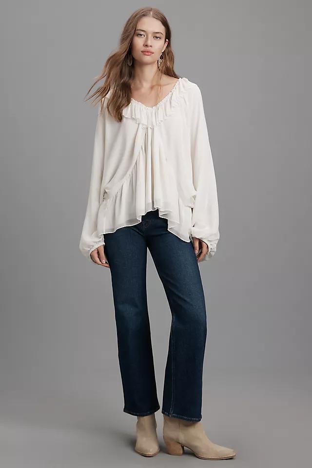 Hudson Rosie High-Rise Wide-Leg Jeans product image