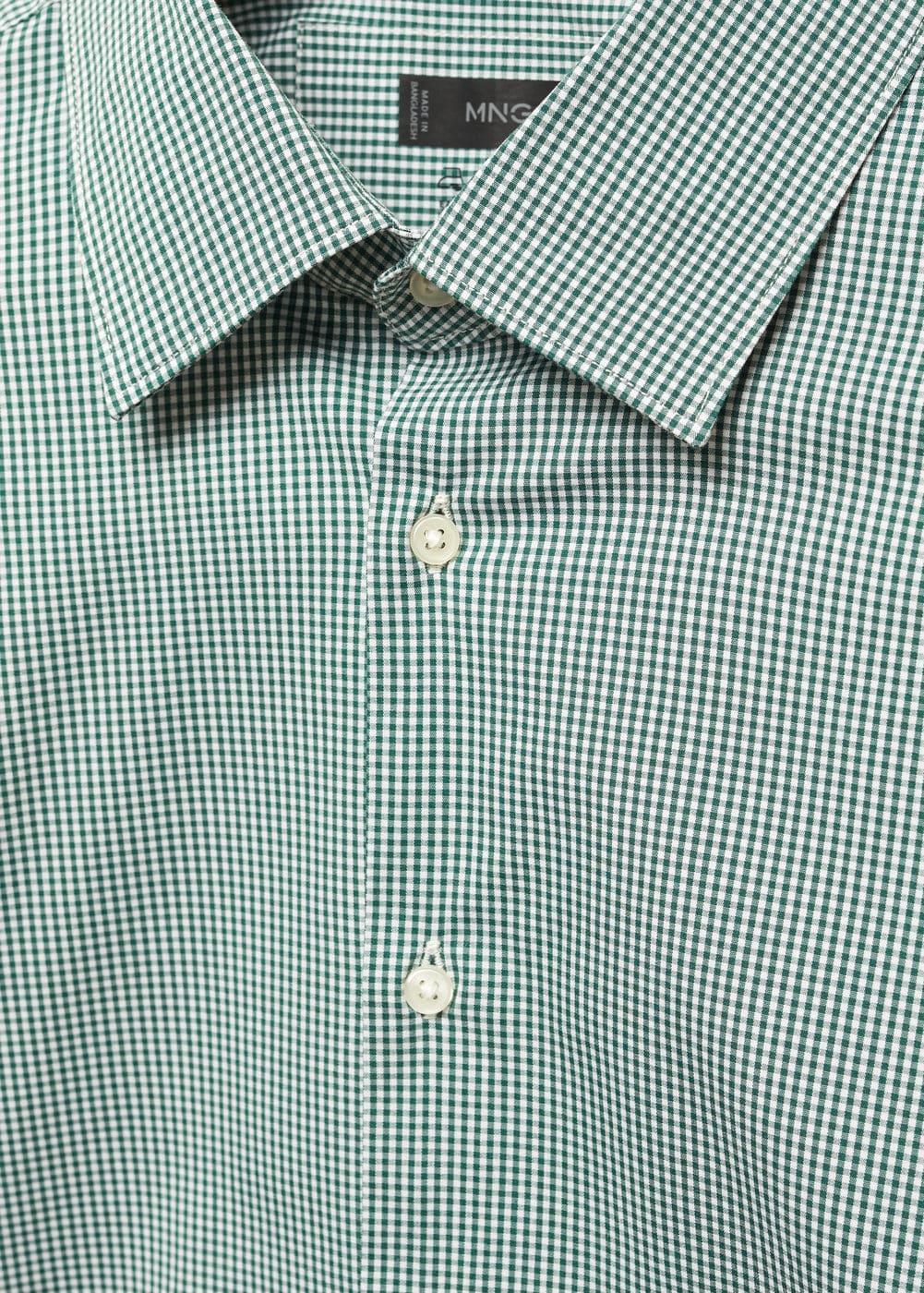 MANGO MAN - Micro-stretch fabric shirt khakiMen Product Image