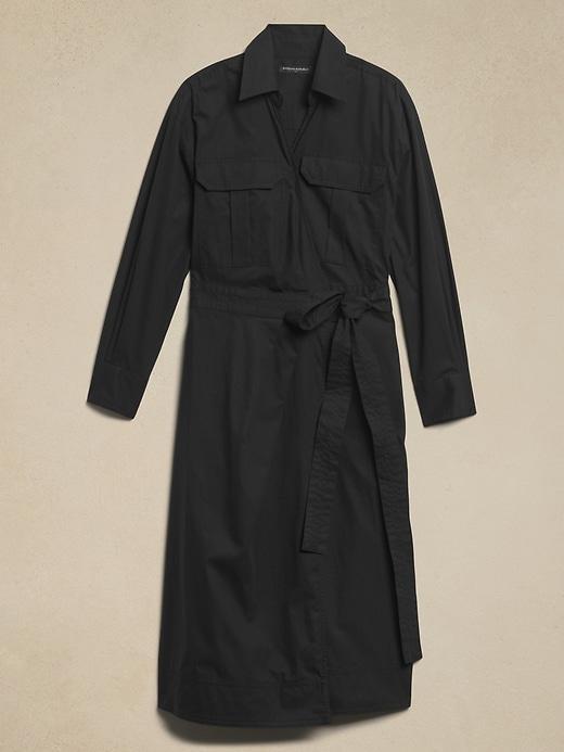 Poplin Midi Shirtdress Product Image