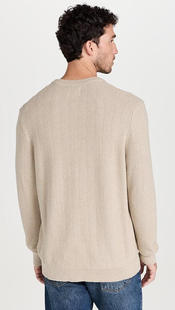 NN07 Pete Herringbone Crewneck Sweater | Shopbop Product Image