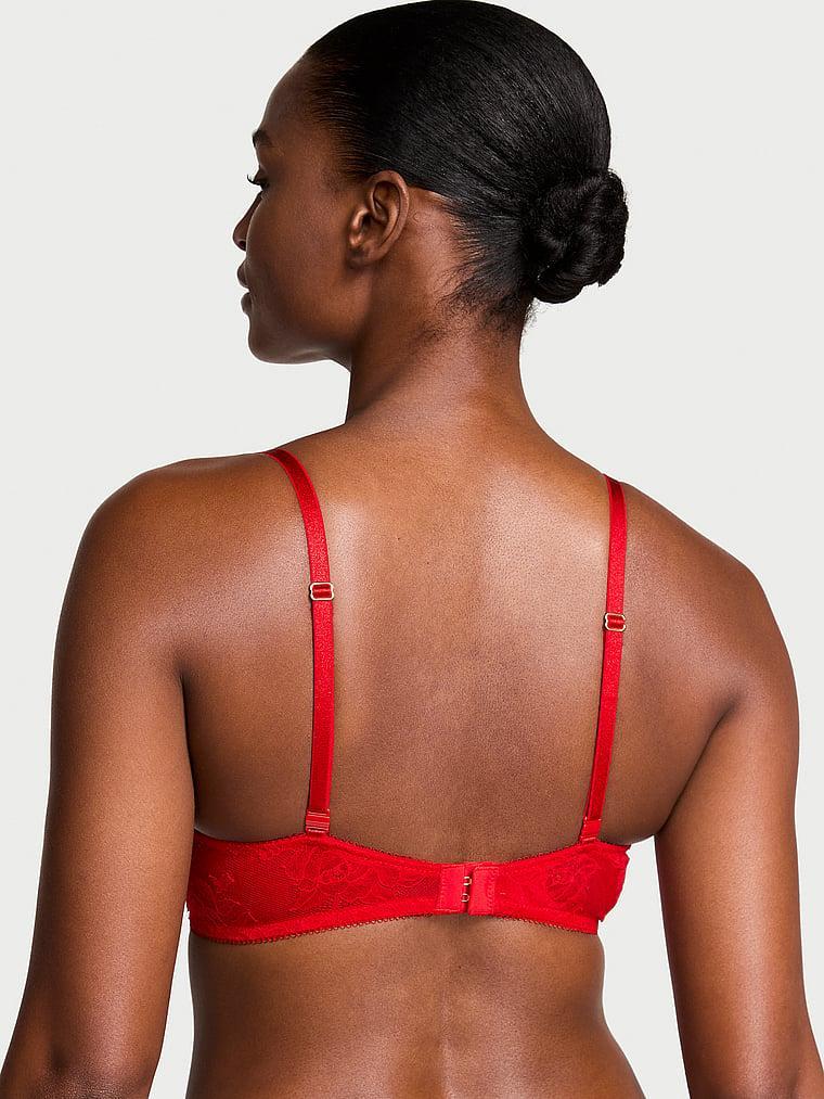 Rose Lace Push-Up Bra Product Image