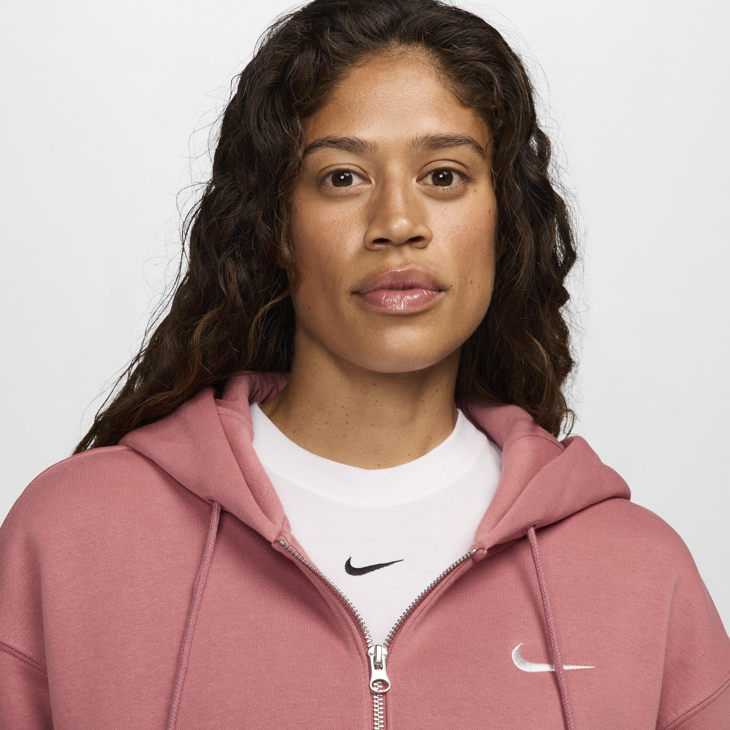 Womens Nike Sportswear Phoenix Fleece Oversized Full-Zip Hoodie Product Image