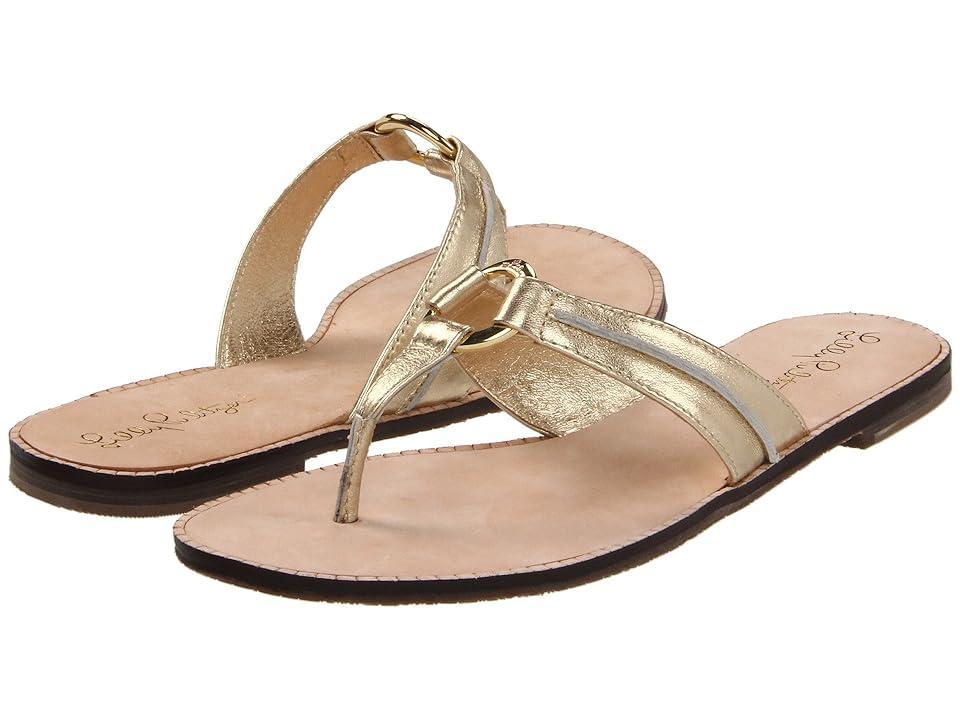 Lilly Pulitzer McKim Sandal Metal) Women's Sandals Product Image