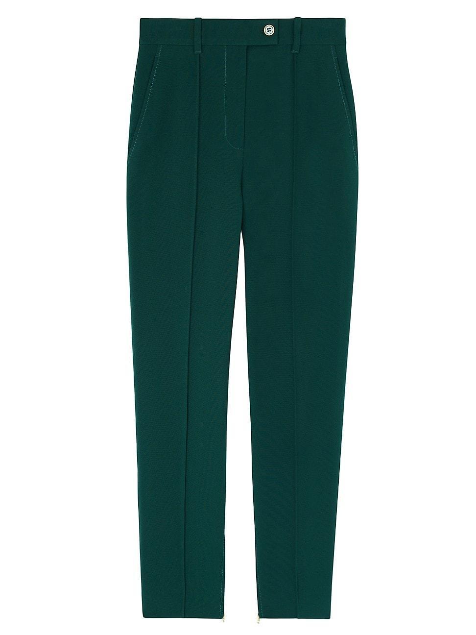 Womens Collection Line Pintuck Tapered Trousers Product Image