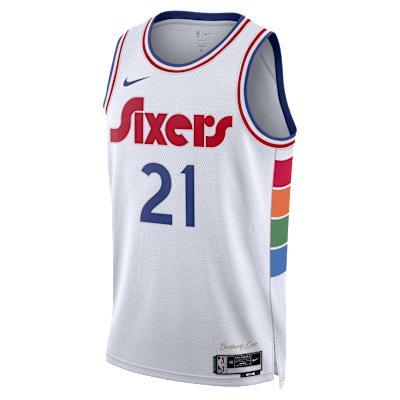 Joel Embiid Philadelphia 76ers 2024/25 City Edition Nike Men's Dri-FIT NBA Swingman Jersey Product Image