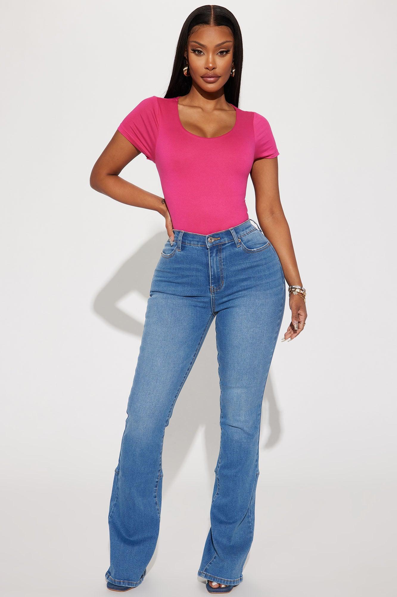 Kayla Double Lined Top - Magenta Product Image