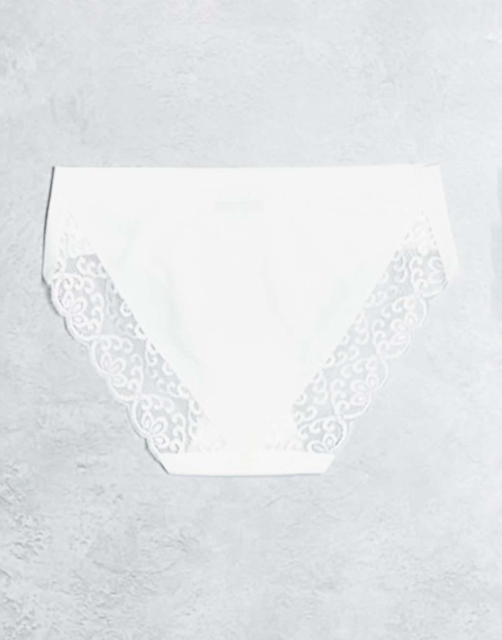 Cotton On seamless lace trim bikini briefs 5 pack  Product Image