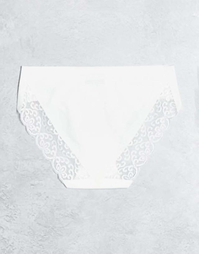 Cotton On seamless lace trim bikini briefs 5 pack  Product Image