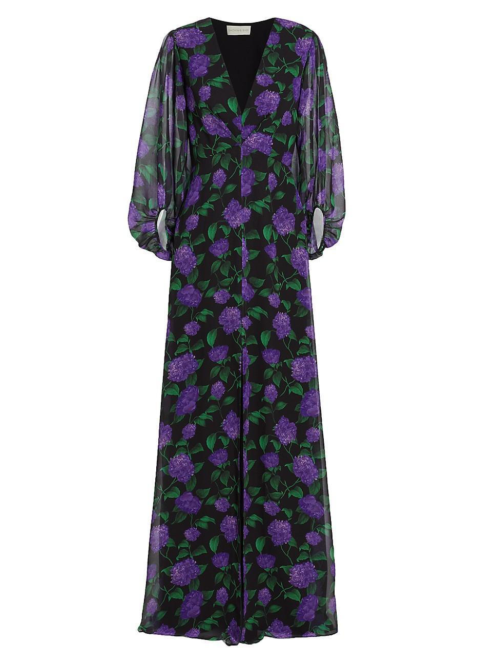 Womens Jenny Floral Chiffon Gown Product Image