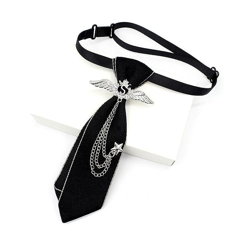 Rhinestone Patterned Necktie Product Image