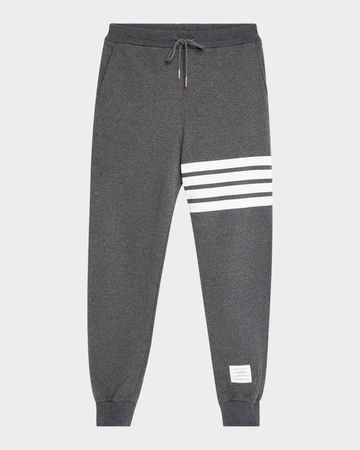 Men's Classic Drawstring Sweatpants with Stripe Detail Product Image