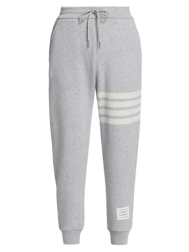 Womens Waffled Cashmere & Wool Four-Bar Sweatpants Product Image