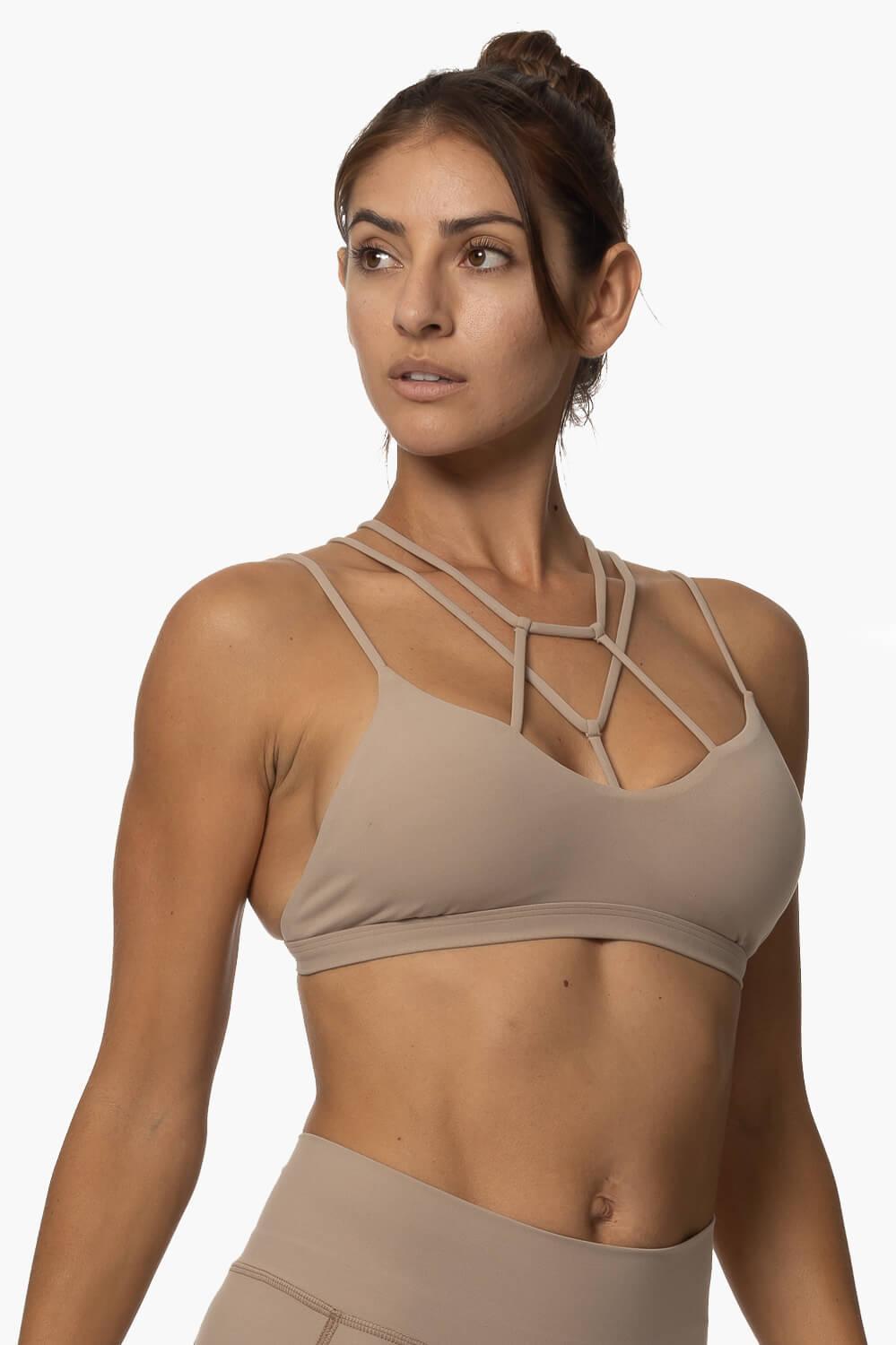 Calicoan Lace Sports Bra - Mocha Female Product Image