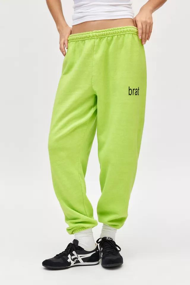 Charli XCX UO Exclusive Brat Graphic Jogger Sweatpant Product Image