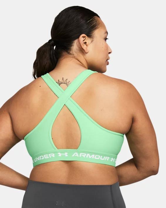 Women's Armour® Mid Crossback Sports Bra Product Image