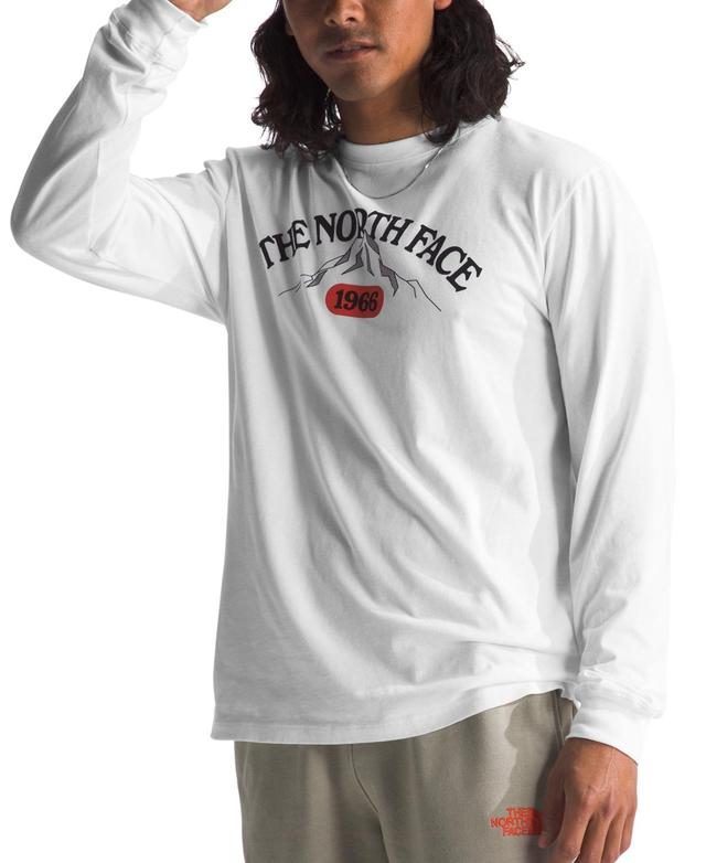 The North Face Mens Long Sleeve Crewneck Varsity Graphic T-Shirt Product Image