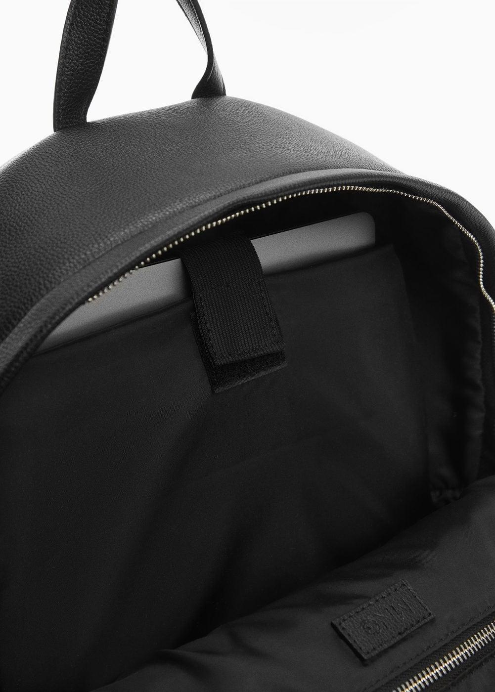 MANGO MAN - Leather-effect backpack - One size - Men Product Image