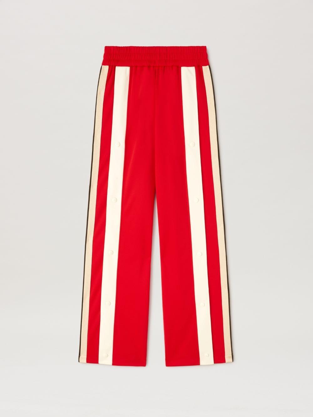 Monogram Track Pants in red  - Palm Angels® Official  Product Image