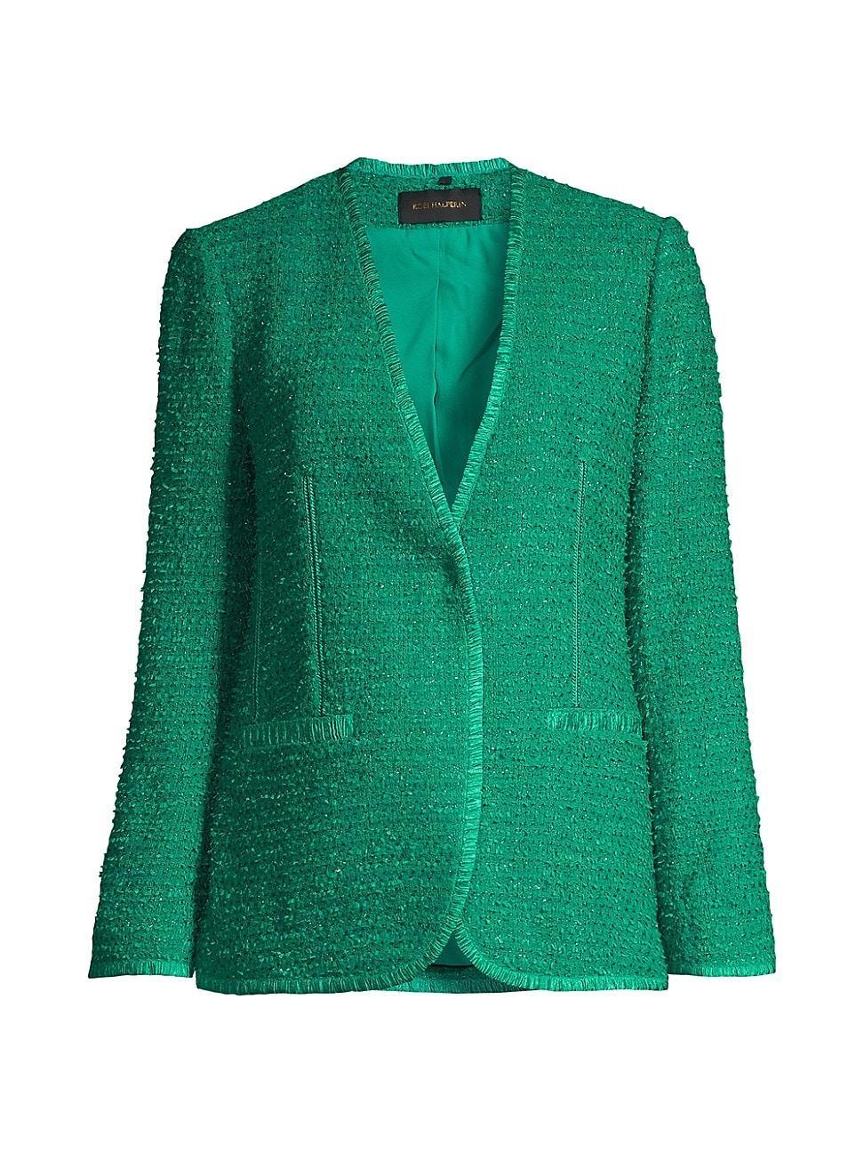 Womens Evangeline Tweed Jacket Product Image