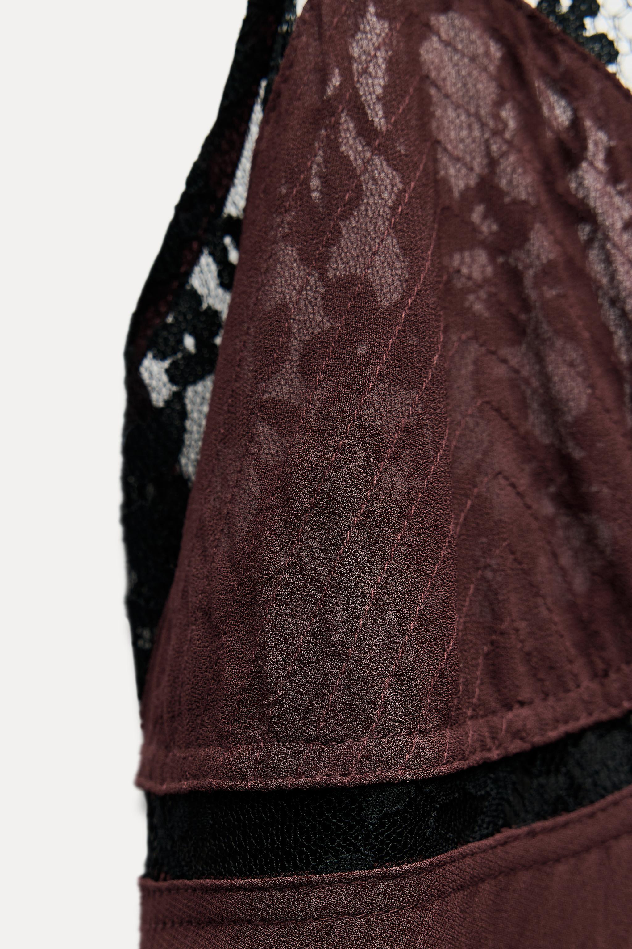 LACE SLIP DRESS ZW COLLECTION Product Image