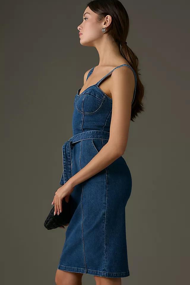 PAIGE Giulia Denim Mini Dress Product Image