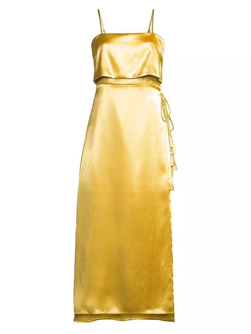 Toro Satin Midi-Dress Product Image