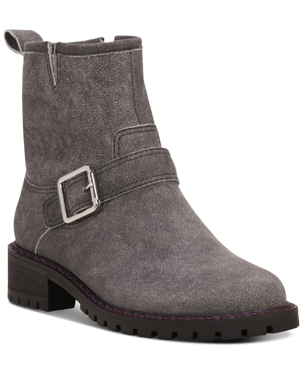 Lucky Brand Womens Kenadie Buckled Lug Sole Booties Product Image