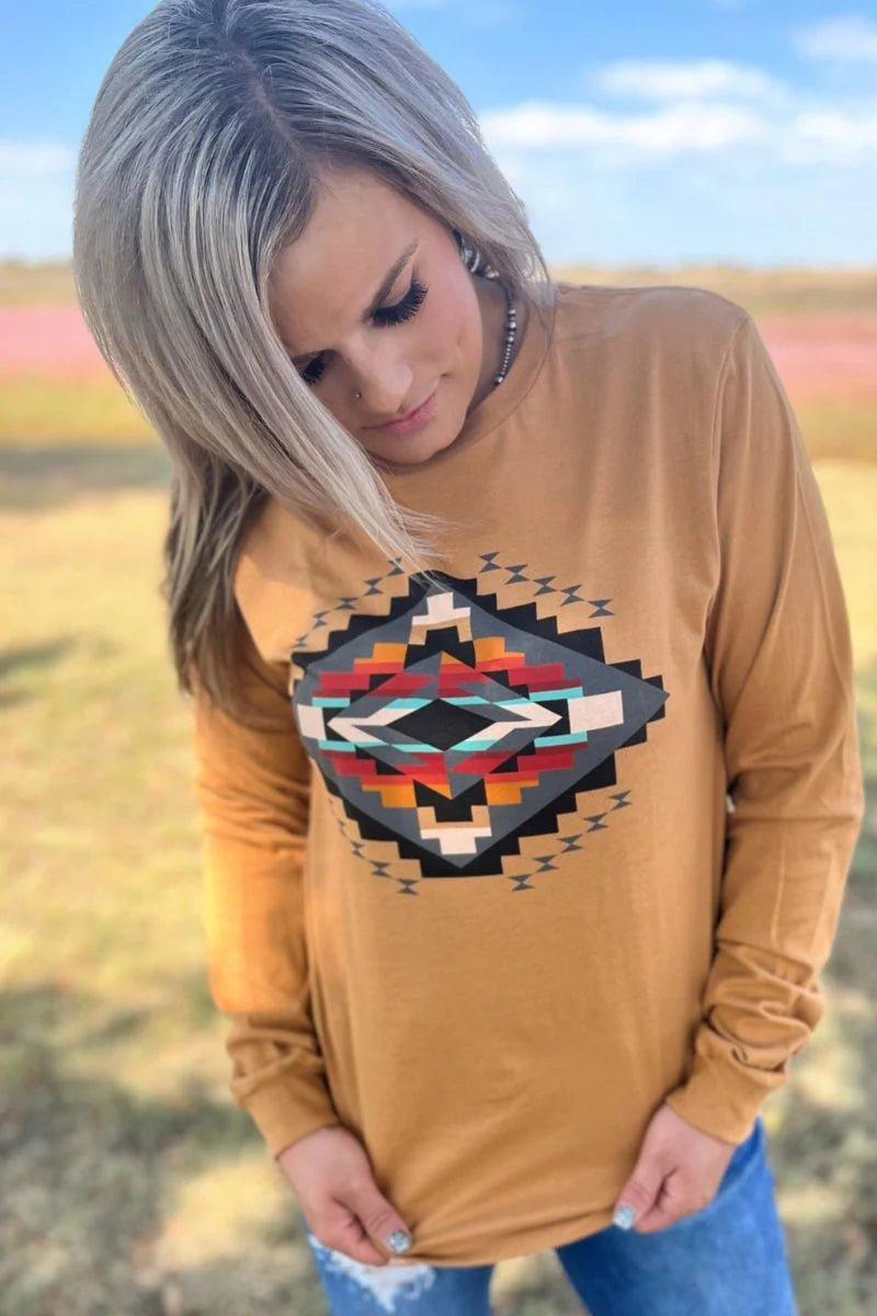 Sterling Kreek Fall Sunset Long Sleeve Tee Product Image