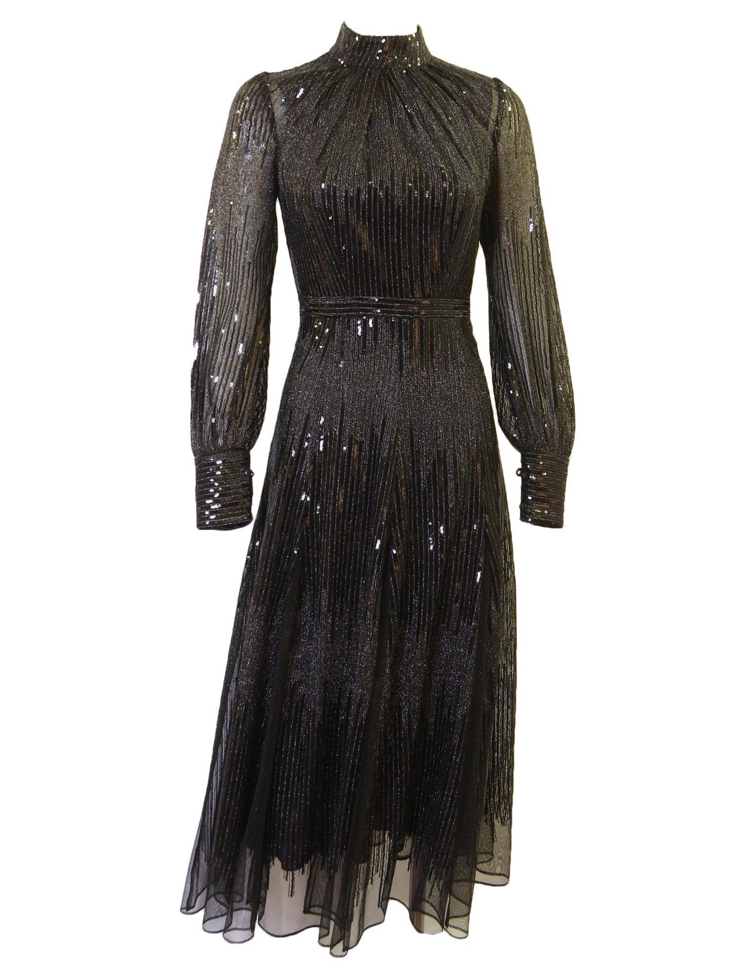 Nora Noh Sequin Tulle Dress Product Image