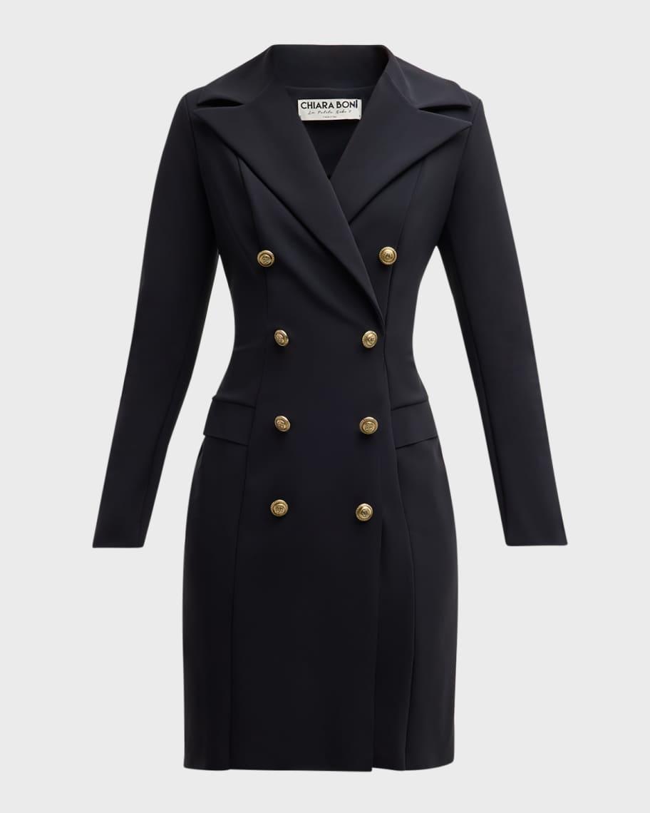 Double-Breasted Blazer Dress Product Image