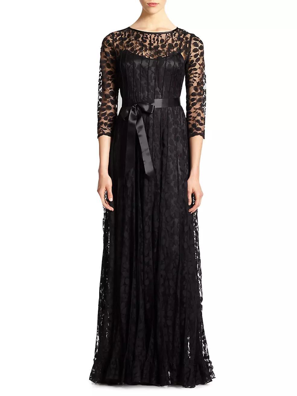 Lace Pintuck Gown Product Image