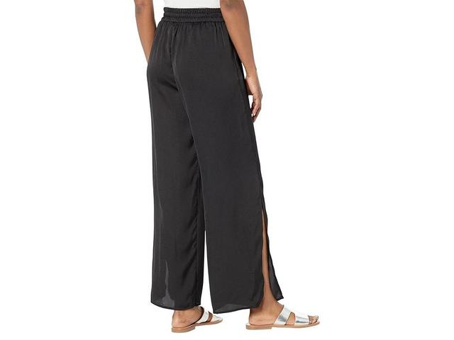 MICHAEL Michael Kors Petite Solid High Slit Pants Women's Casual Pants Product Image