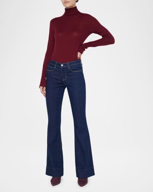 Lenora Seamed Flare Jeans Product Image