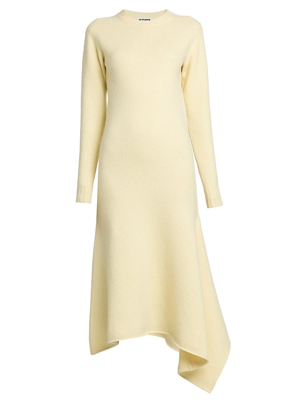 Womens Wool Draped Sweater Maxi Dress Product Image