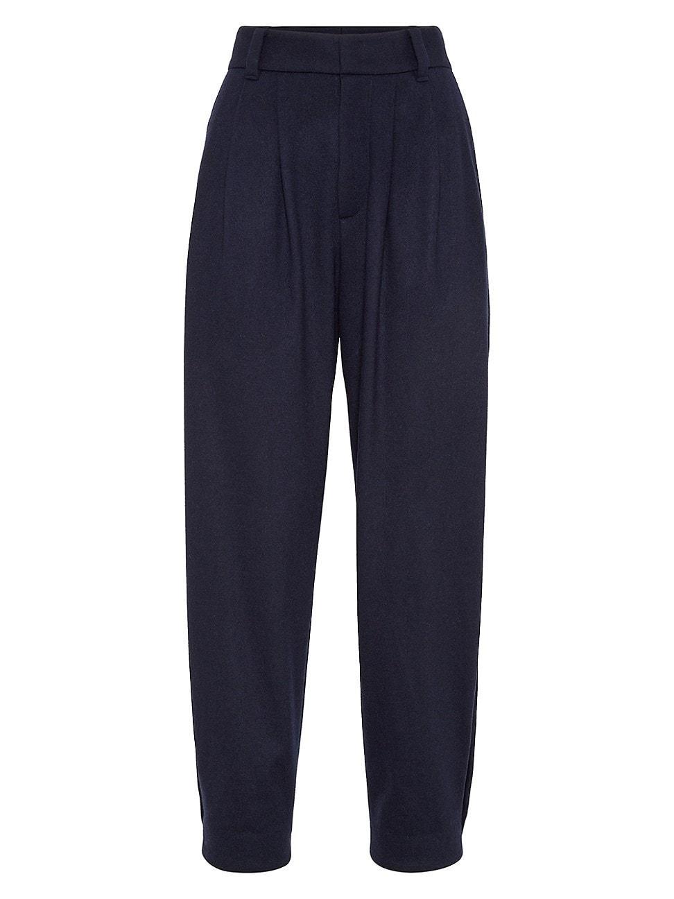 Womens Cashmere Jersey Tailored Trousers Product Image