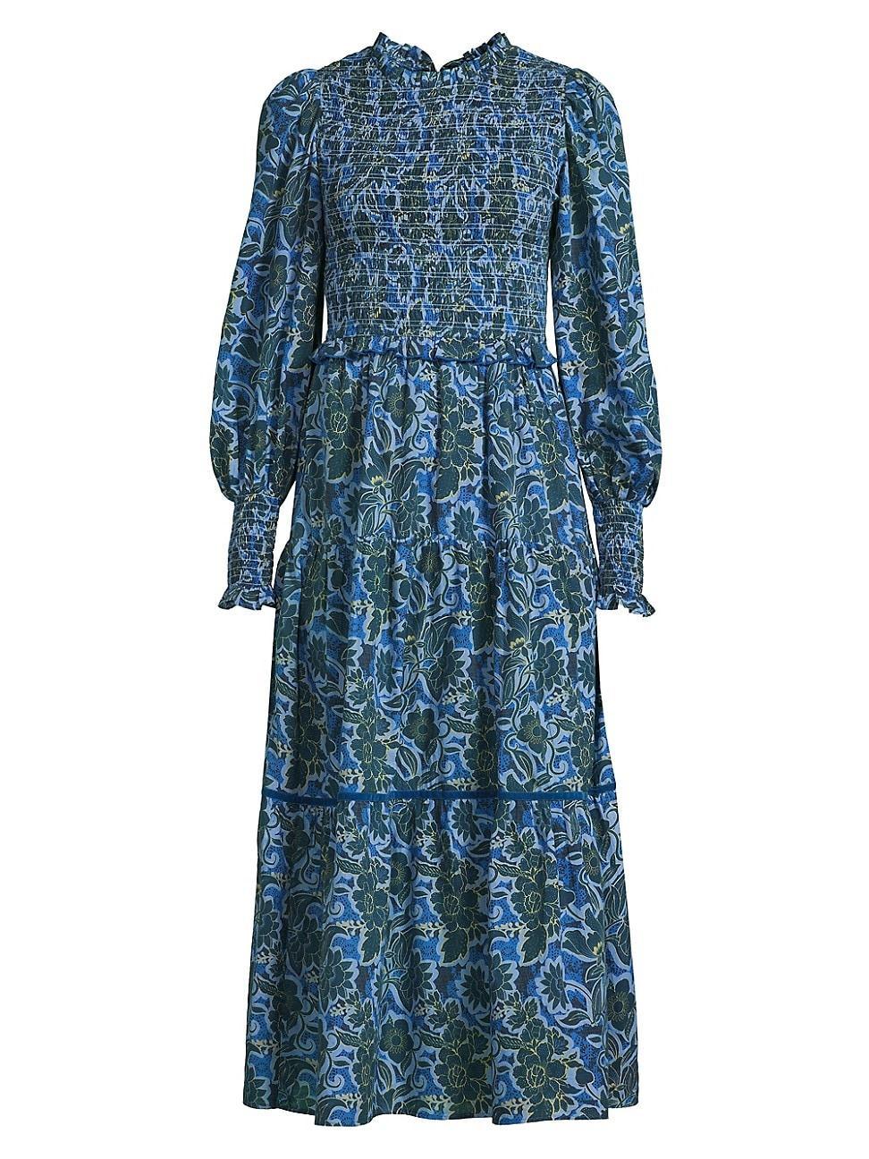 Womens Ivy Cotton Midi-Dress Product Image